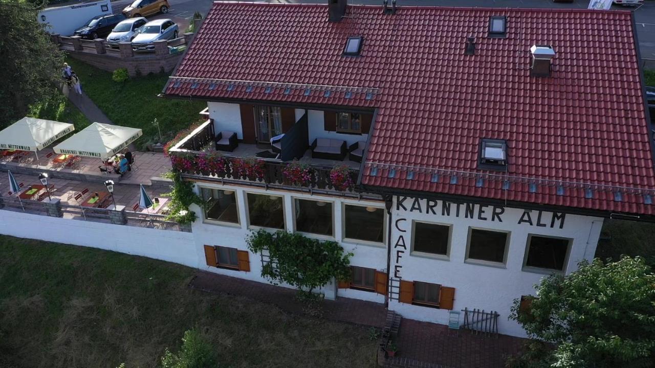 Berggasthof Kärntner Alm Hotell Mittenwald Exteriör bild